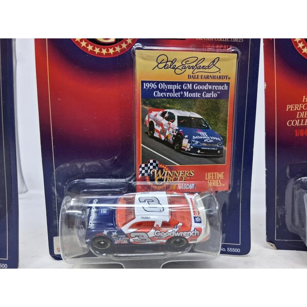 Winner's Circle Dale Earnhardt Lifetime Series 1/64 Diecast Car Lot of 4 New. N